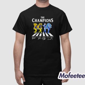 The Champions Blake Corum J J McCarthy Jared Goff David Montgomery Shirt 1