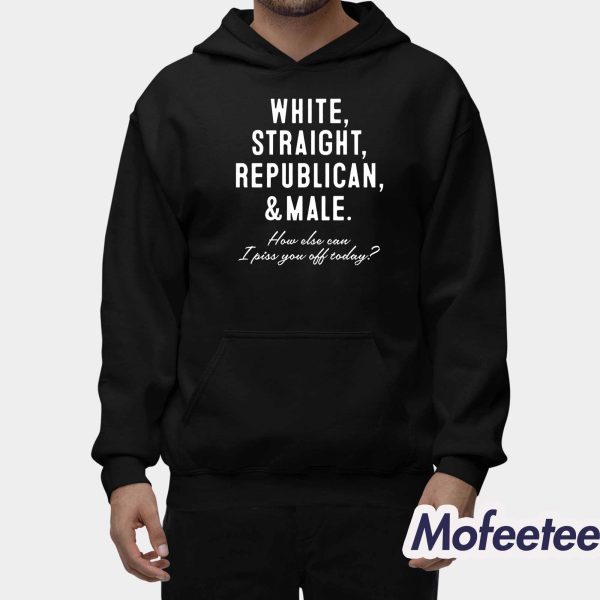 White Straight Republican And Male Shirt