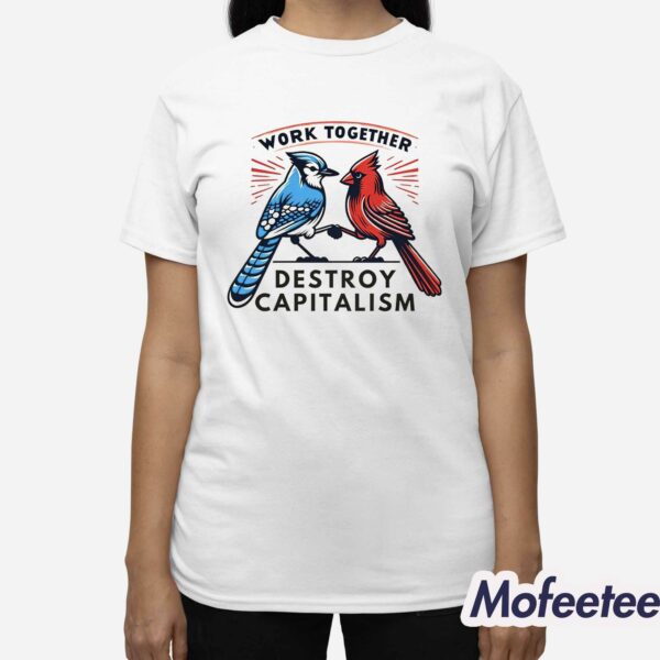 Work Together Destroy Capitalism Shirt