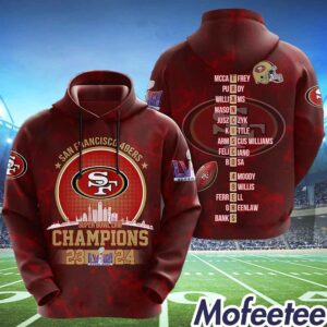 49ers Super Bowl LVIII Champions 2023 2024 Hoodie 1