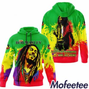 Bob Marley Let's Get Together And Feel All Right Hoodie 1