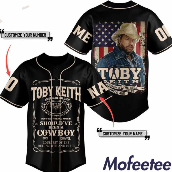 Custom Toby Keith I Should’ve Been A Cowboy Jersey