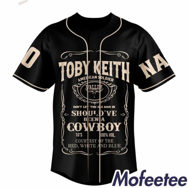 Custom Toby Keith I Should’ve Been A Cowboy Jersey