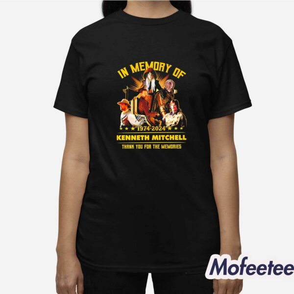 In memory of 1974-2024 Kenneth Mitchell Thank You For The Memories Shirt