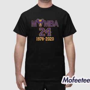 Mamba 24 1978 2020 Rip Kobe Bryant Shirt 1