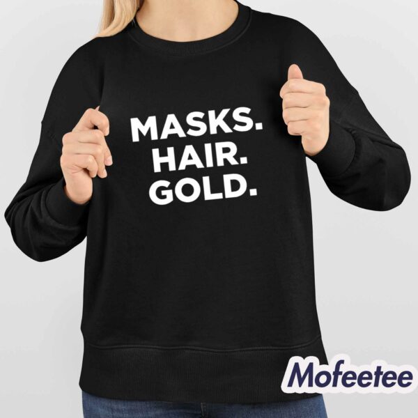 Marty Scurll Masks Hair Gold Shirt