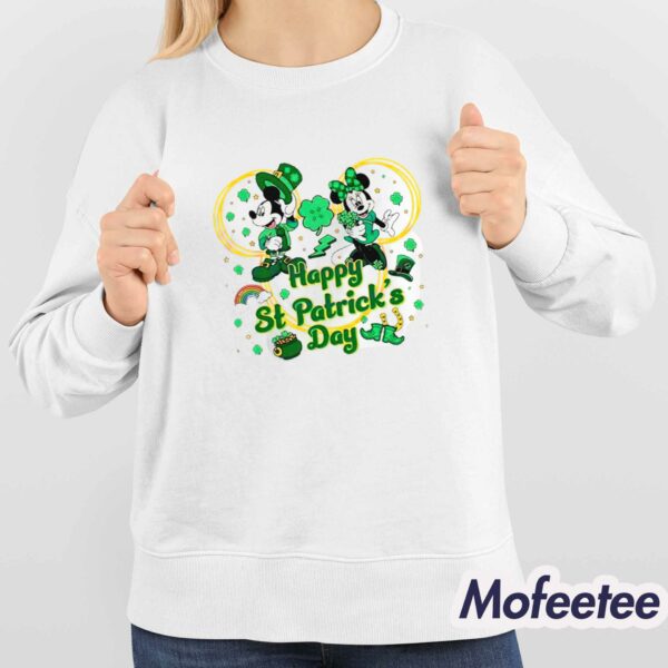 Mickey And Minnie Happy St Patrick’s Day Shirt