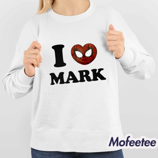 Spiderman I Love Mark Shirt