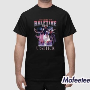 Super Bowl 2024 Halftime Show Usher Graphic Shirt 1