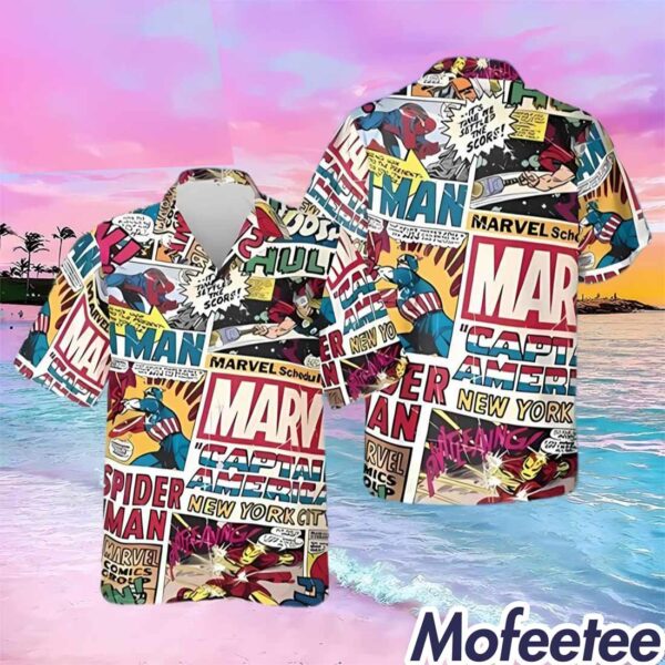 Superhero Funny Hawaiian Shirt