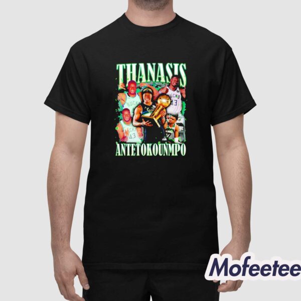 Thanasis Antetokounmpo Bucks Shirt