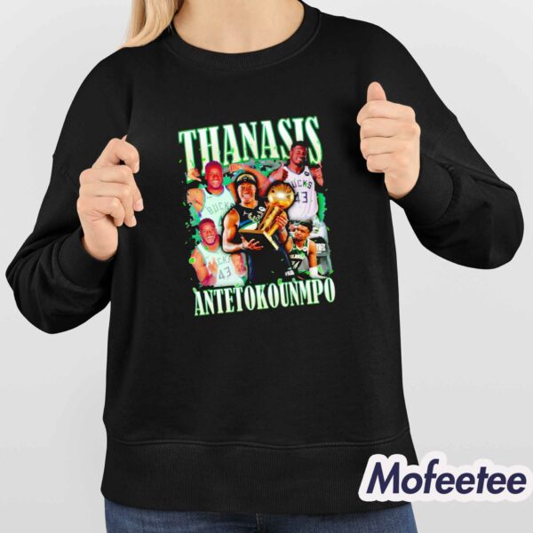 Thanasis Antetokounmpo Bucks Shirt