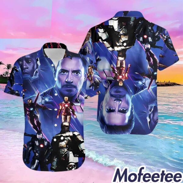 Unleash Marvels Finest In Top Guninspired Iron Man Hawaiian Shirt