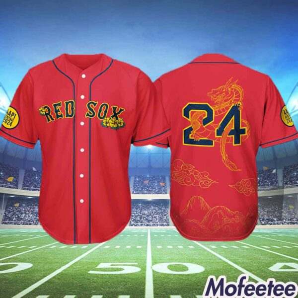 AAPI Celebration Red Sox 2024 Giveaways Jersey