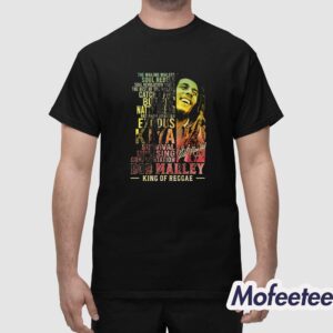 Bob Marley King Of Reggae Shirt 1