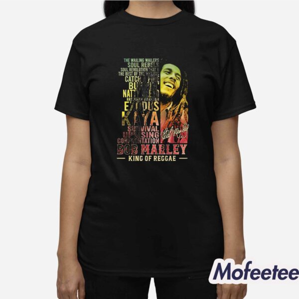Bob Marley King Of Reggae Shirt
