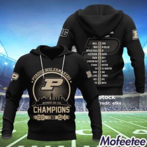 Boilermakers Outright Big Ten Champions 2024 Hoodie 1