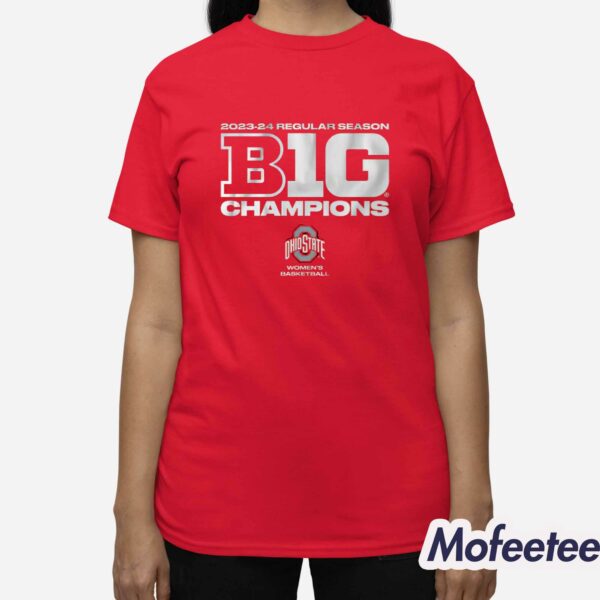 Buckeyes Women’s 2024 Big Ten Regular Season Champions Shirt