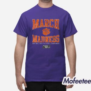 Clemson Mens Basketball March Madness 2024 Shirt 1