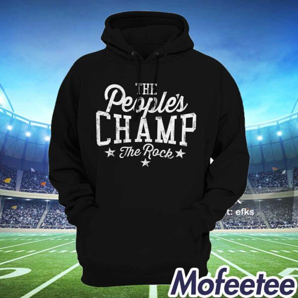 Dwayne Johnson The People’s Champ The Rock Hoodie