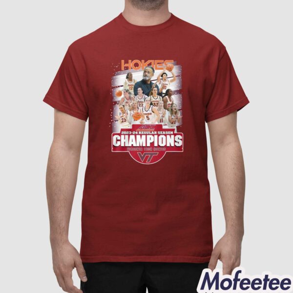 Hokies ACC 2023-24 Regular Season Champions Virginia Tech Hokies Shirt