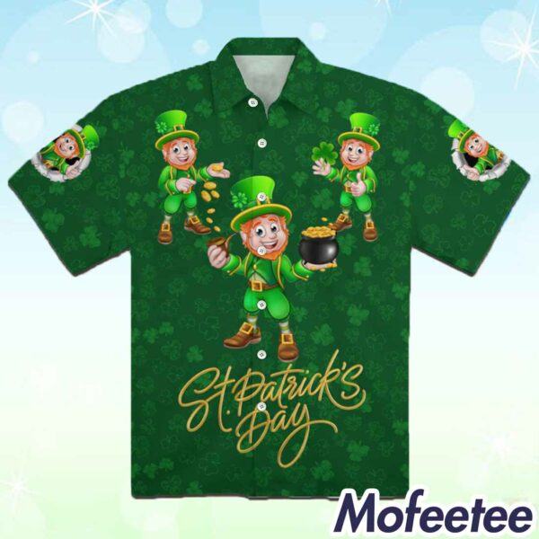 Irish Saint Patrick Day Aloha Hawaiian Shirt