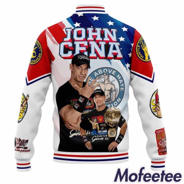 John Cena Never Give Up Cenation Baseball Jacket