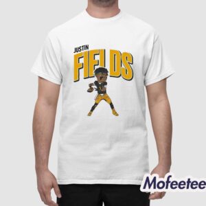 Justin Fields Pittsburgh Caricature Shirt 1