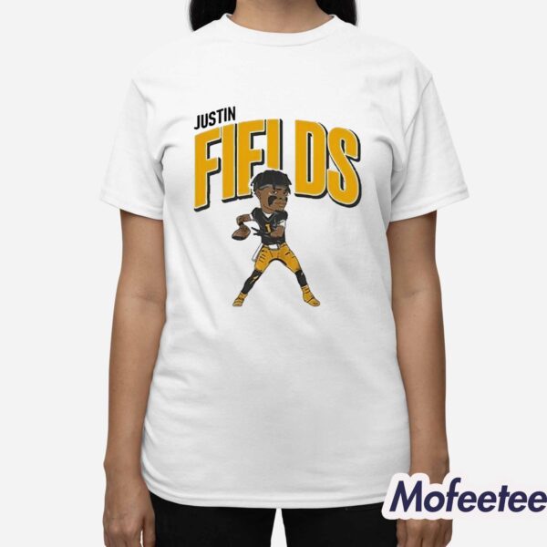 Justin Fields Pittsburgh Caricature Shirt