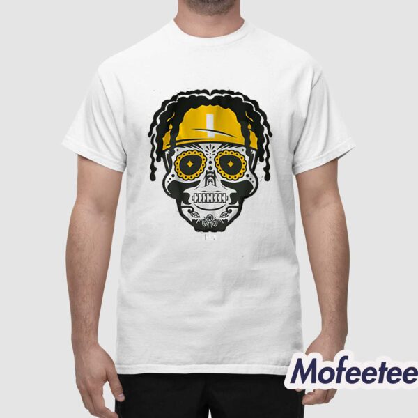 Justin Fields Pittsburgh Sugar Skull Shirt