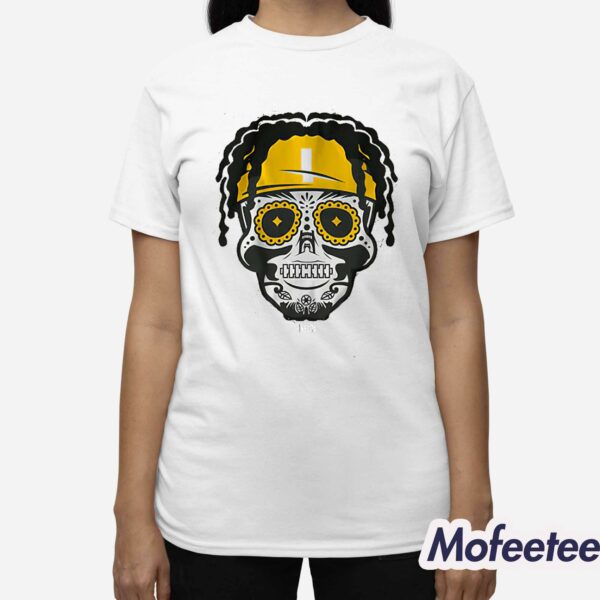 Justin Fields Pittsburgh Sugar Skull Shirt