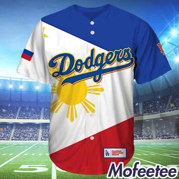 Los Angeles Dodgers Filipino Heritage Night Jersey 2024 Giveaway