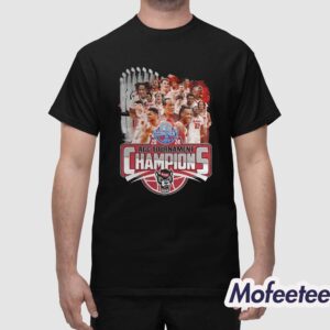 Mens 2024 Acc Tournament Champions Nc State Wolfpack Shirt 1
