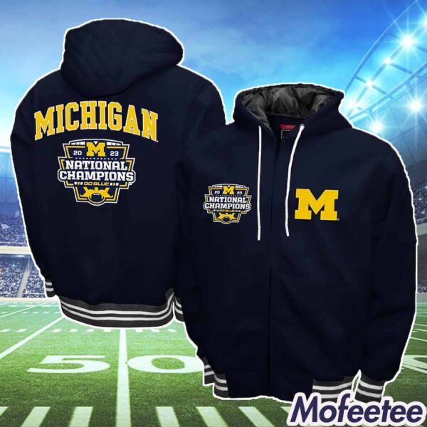 Michigan College Football Playoff 2023 National Champions Jacket