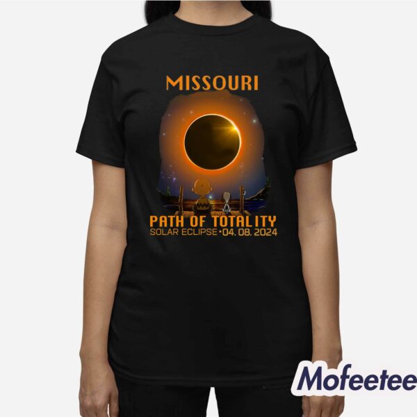 Missouri Path Of Totality Solar Eclipse April 8th 2024 Shirt