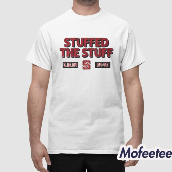 NC State Basketball Stuffed The Stuff Shirt