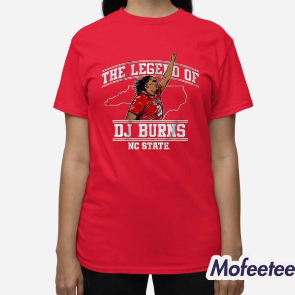 NC State Wolfpack Men’s Basketball The Legend Of Dj Burns Shirt