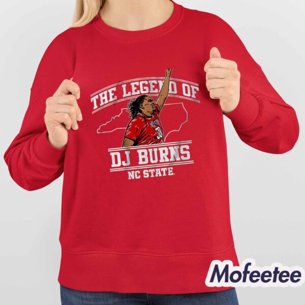 NC State Wolfpack Men’s Basketball The Legend Of Dj Burns Shirt