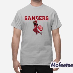 Oklahoma Softball Cydney Sanders Slugger Swing Shirt 1