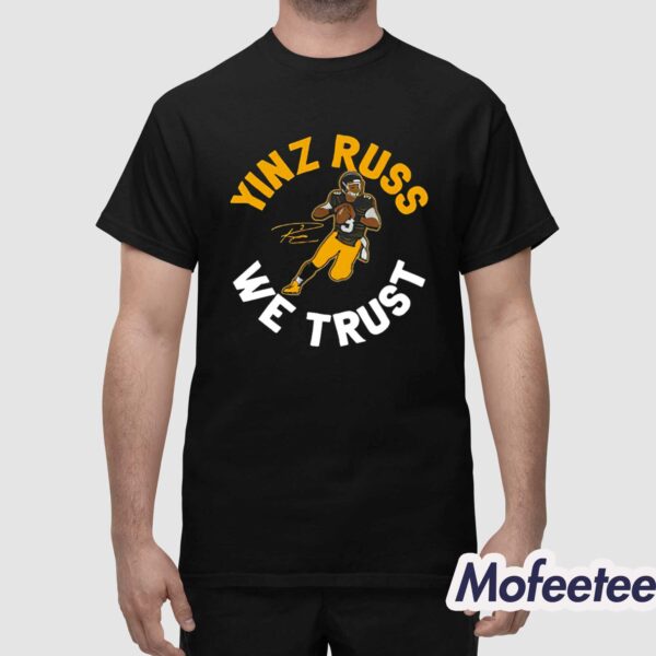 Panthers Russell Wilson Yinz Russ We Trust Shirt