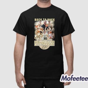 Purdue Big 10 2024 Regular Season Champions Shirt 1