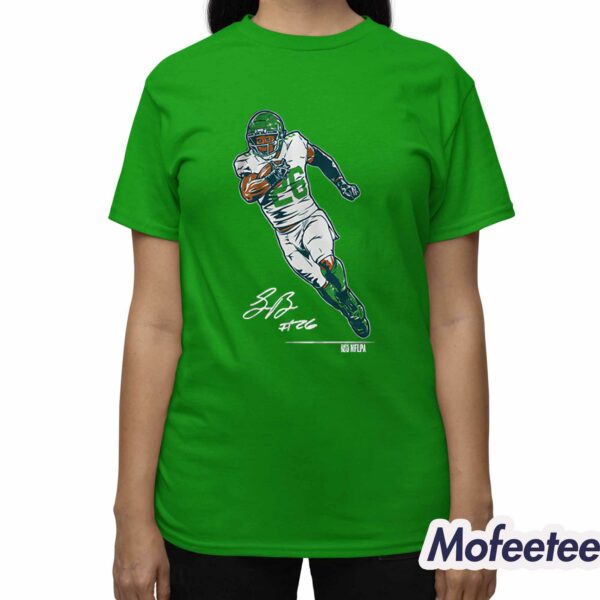 Saquon Barkley Superstar Pose Philly Eagles Shirt