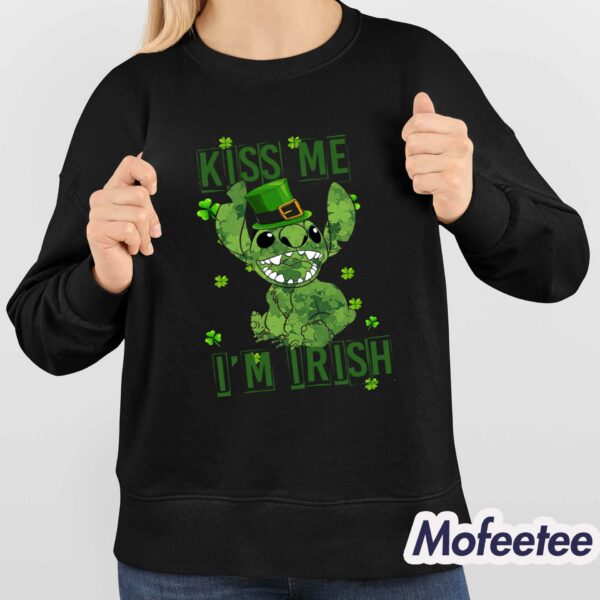 Stitch Kiss Me I’m Irish St Patrick’s Day Shirt