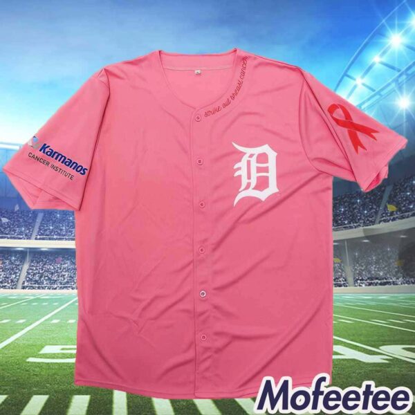 Tigers Pink Out The Park Jersey 2024 Giveaway