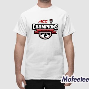 Wolfpack 2024 ACC Wrestling Champions Shirt 1