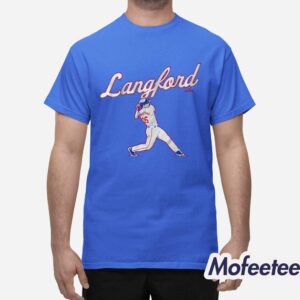 Wyatt Langford Slugger Swing Shirt 1