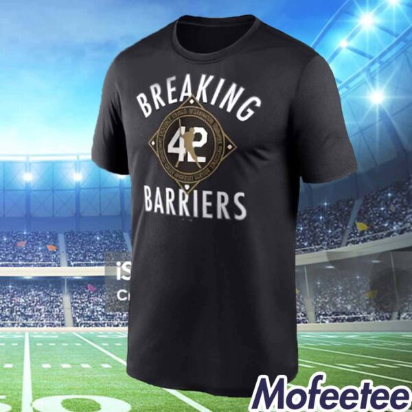 Breaking Barriers Jackie Robinson 42 Shirt Hoodie