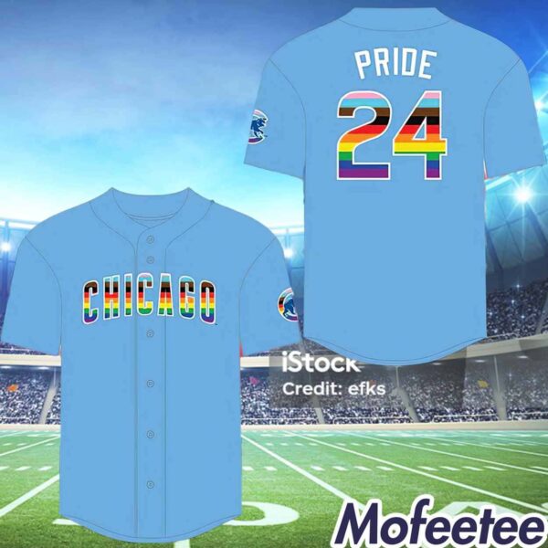 Cubs Pride Celebration Jersey 2024 Giveaway