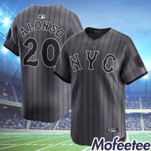 Custom Alonso 20 NYC Mets City Connect 2024 Jersey 1