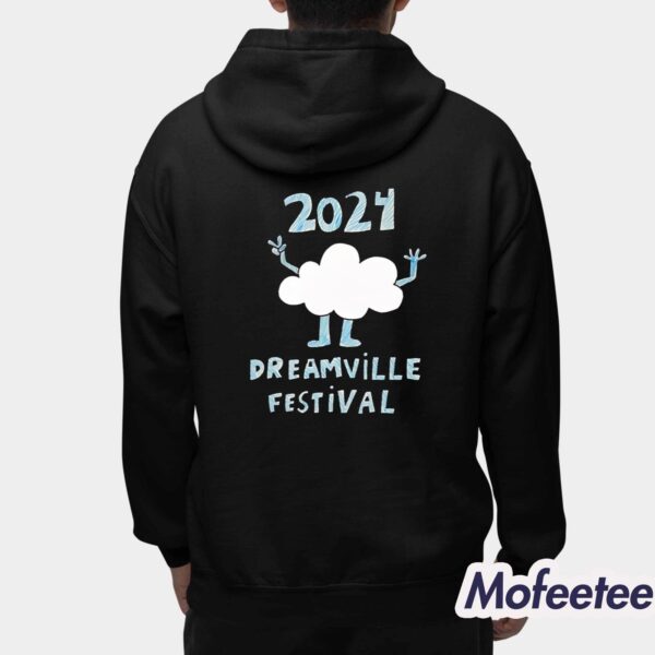 Dreamville Festival 2024 Cloud Guy Black Po Shirt